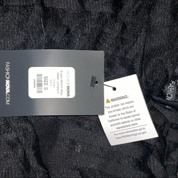 MESH JUMPSUIT BODYSUIT - Picture 7 of 7